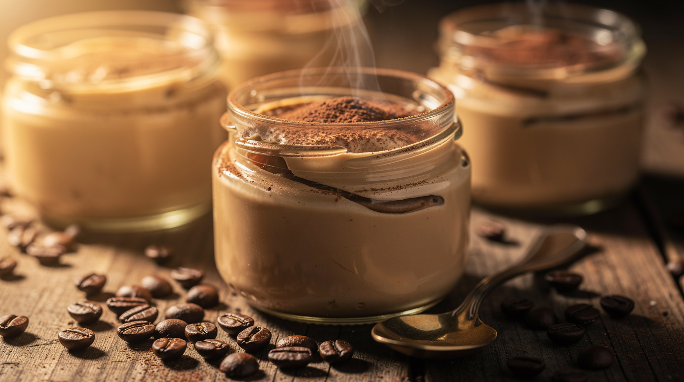 Crème dessert rapide au café : la recette onctueuse sans œufs qui enchante vos pauses