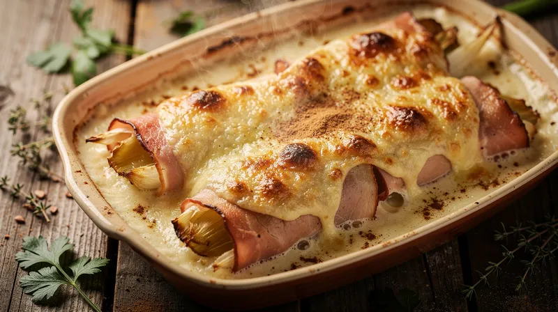 Cuisiner des endives au jambon : la recette gratinée légère à découvrir