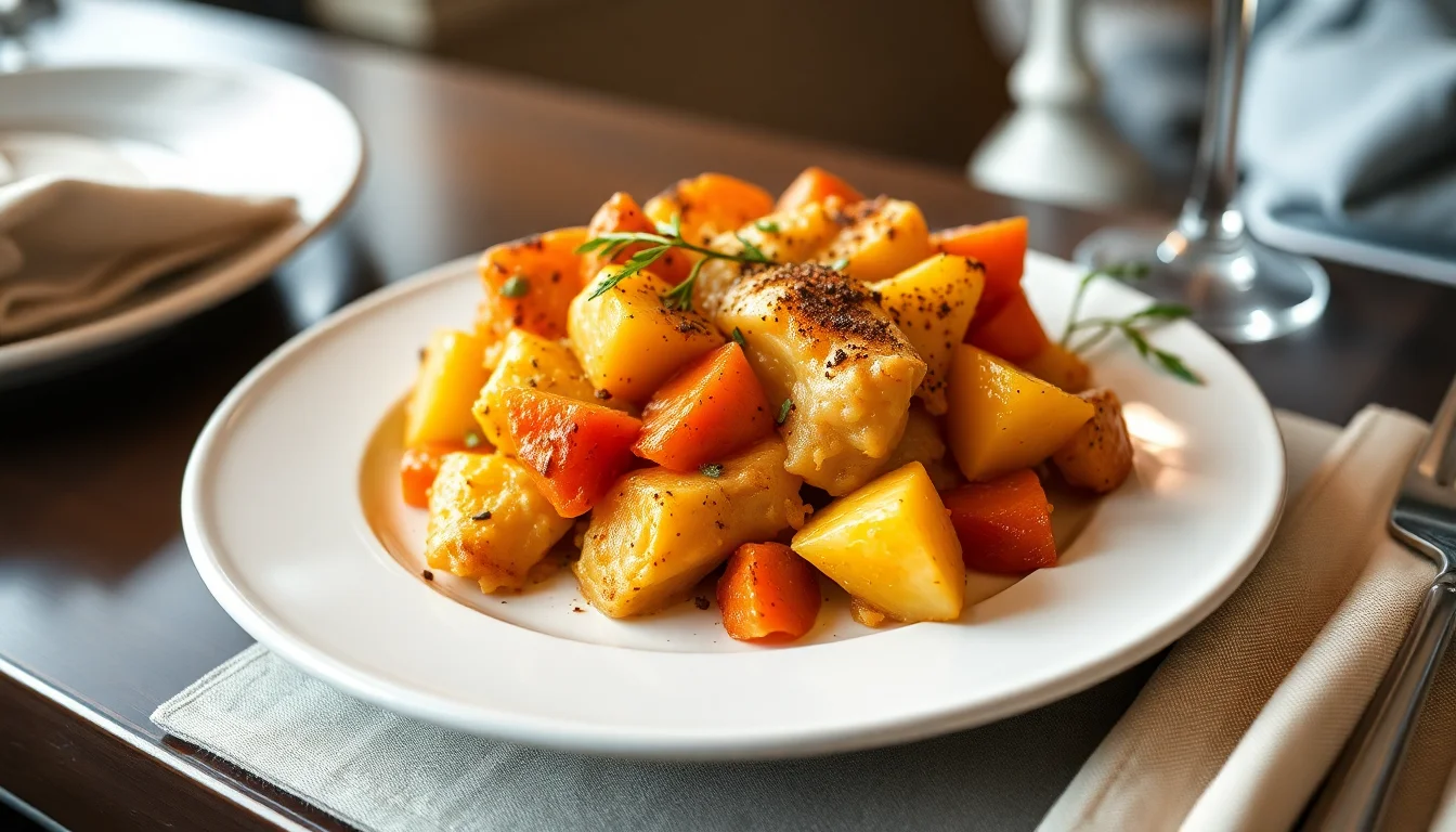 Découvrez le gratin de pommes de terre, poireaux et carottes réconfortant
