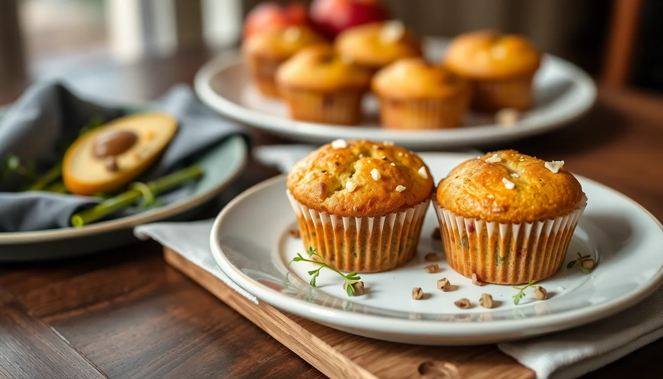 Des muffins courgettes-chèvre prêts en 15 minutes à la maison