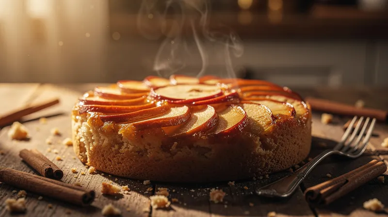 Gâteau aux pommes façon Julie Andrieu : une douceur réconfortante à partager