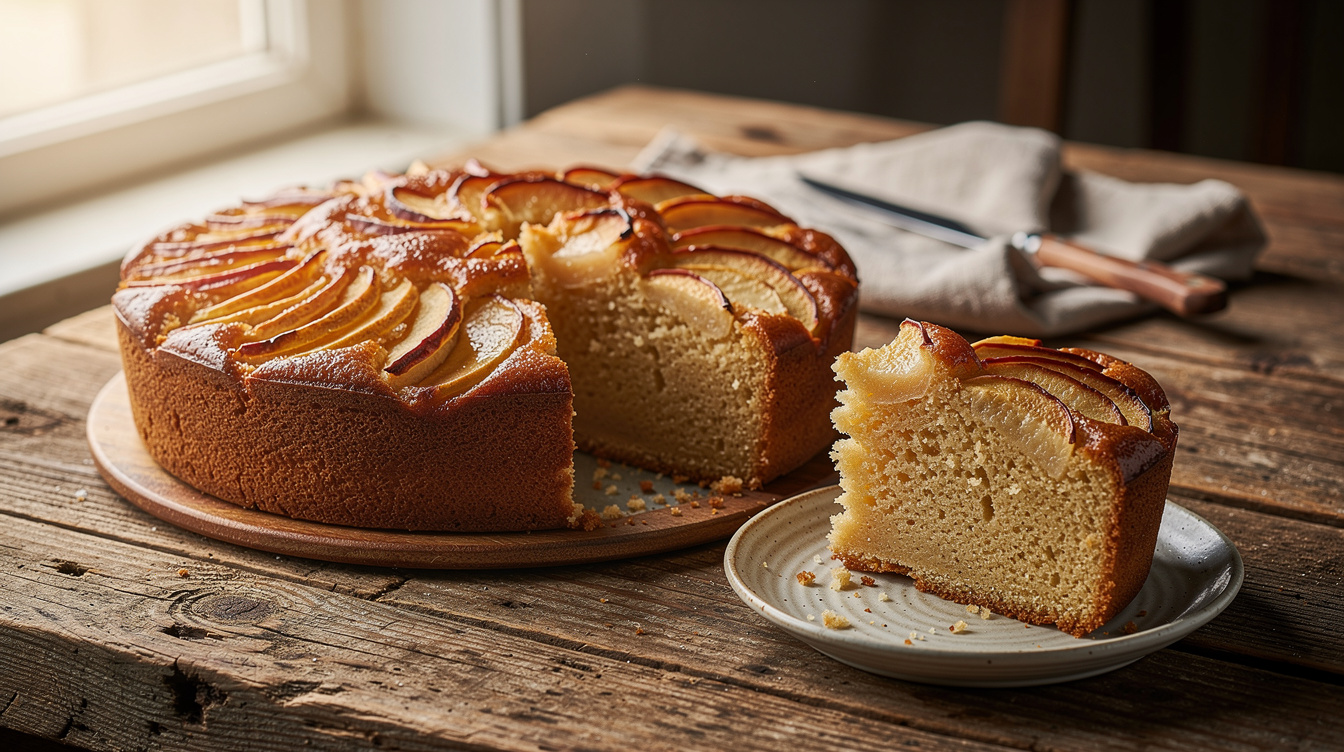 Gâteau pommes-yaourt moelleux : la recette familiale testée et approuvée en moins d’une heure