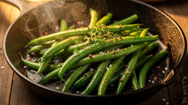 Haricots verts à la poêle : la méthode savoureuse pour une cuisson parfaite