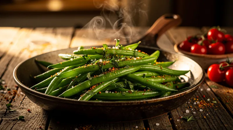 Haricots verts à la poêle : révélez des saveurs inégalées avec cette méthode simple