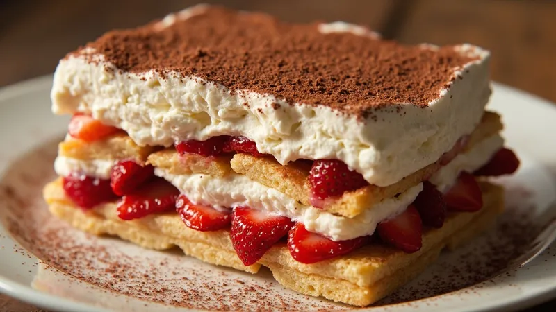 Pâtisserie : connaissez-vous la recette du tiramisu aux fraises ?