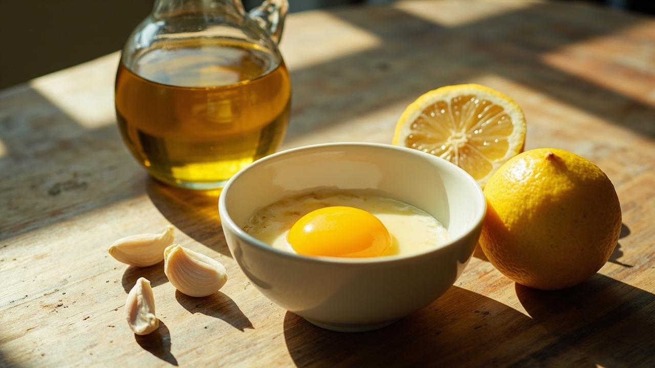 Quel ingrédient est essentiel pour réaliser une mayonnaise ?