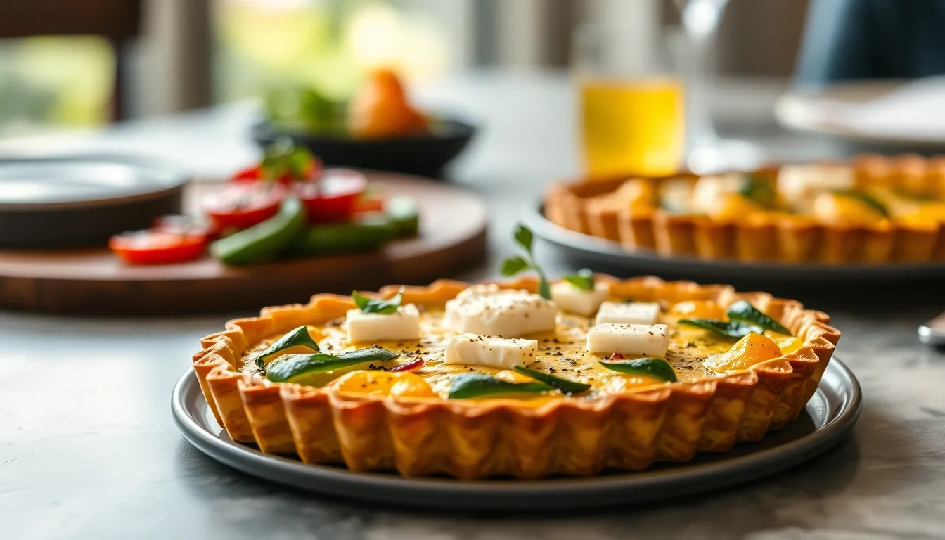 Savourez une délicieuse tarte courgette feta maison